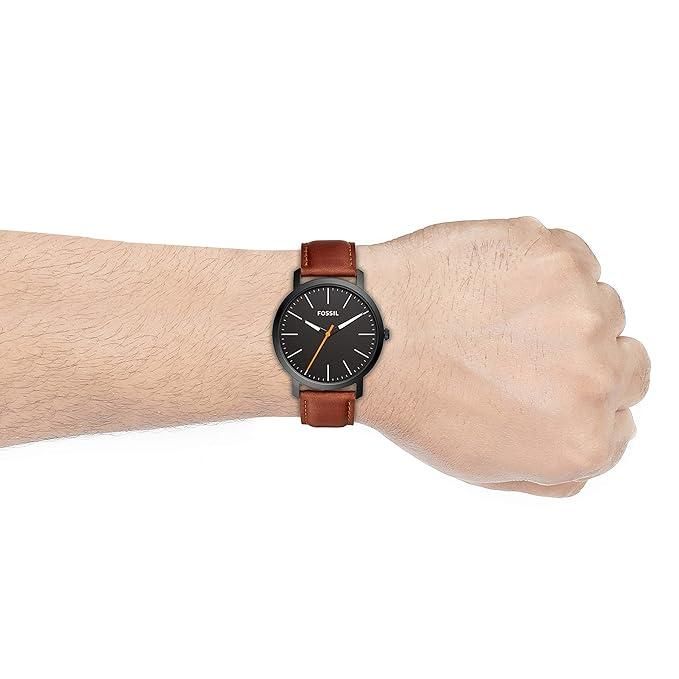 FOSSIL BLACK DIAL WATCH FOR MEN